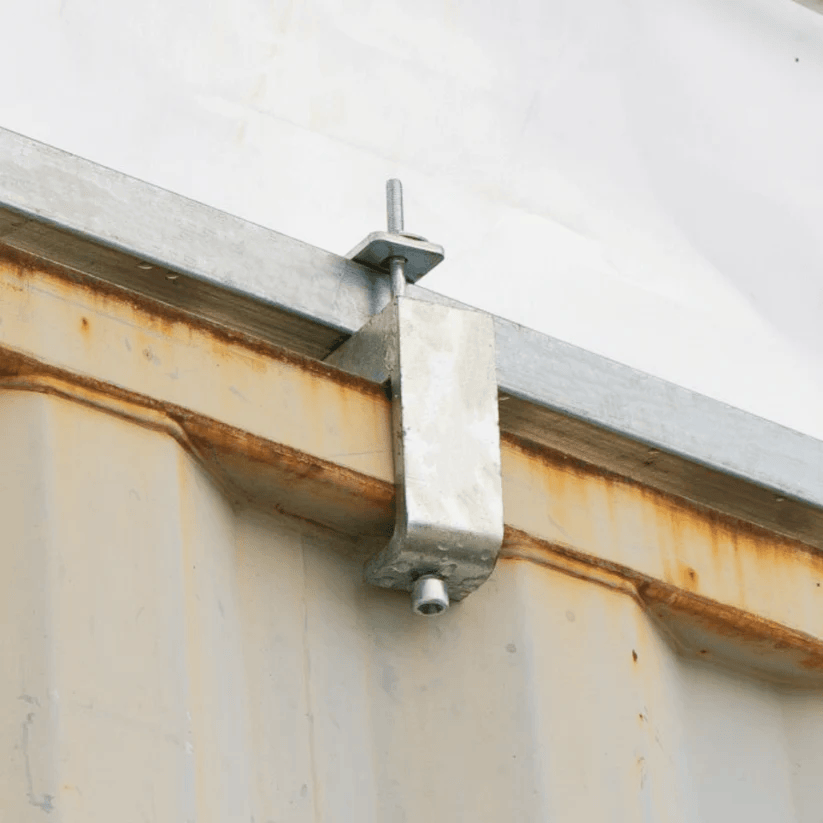 20' Container Canopy, Fabric Overhead Shelter | Welding Not Required