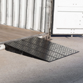 Rubber Full-Width Wedge Shipping Container Ramp | 49" x 44"
